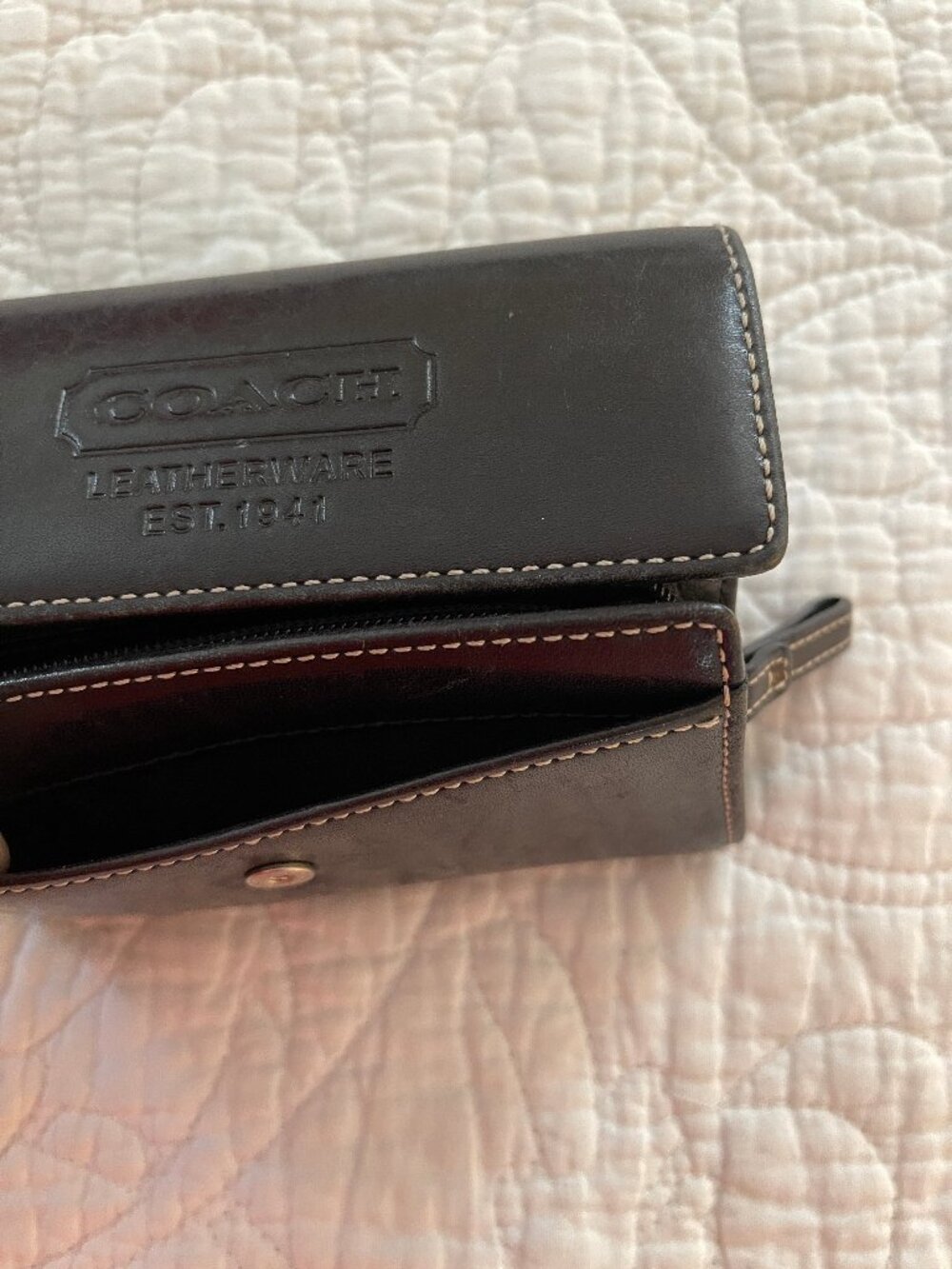 Black Coach Wallet/Change Purse - Picture 4 of 7